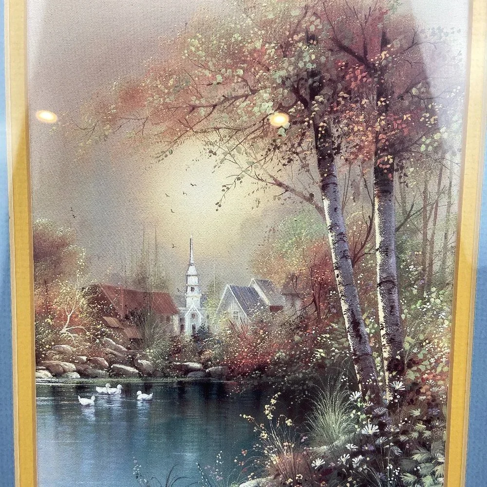 Vtg Andres Orpinas Art Print 12
